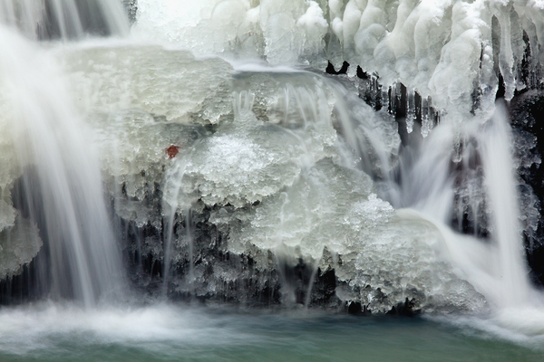 Dömör-kapu jégbefagyva