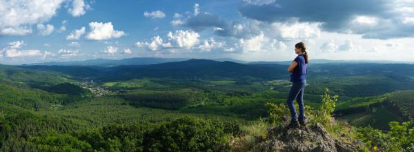 Boszorkány-kő panoráma