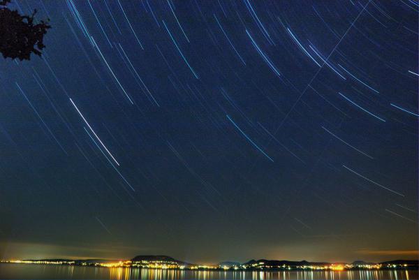 Balatonnál éjszaka