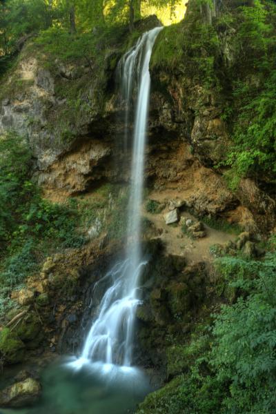 Lillafüredi vízesesés felső rész