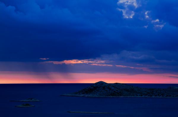 Zivatar  a naplementében