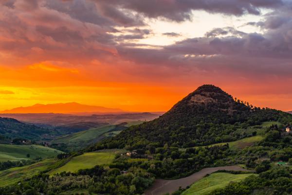 Toscana naplemente