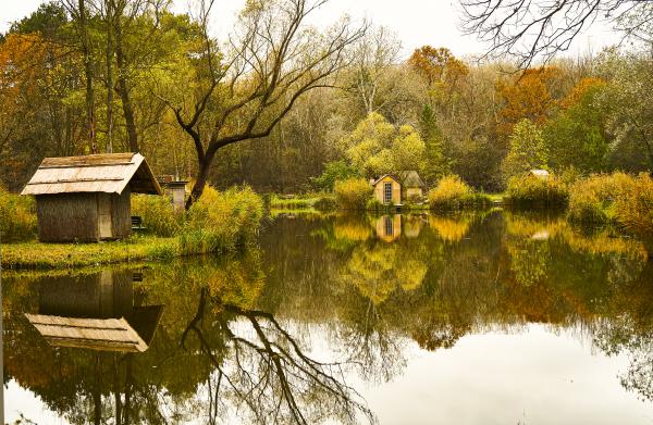 Ősszel a horgásztónál