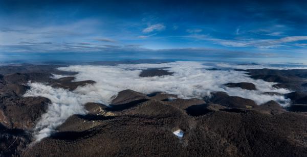 Ködbe borült Dunakanyar