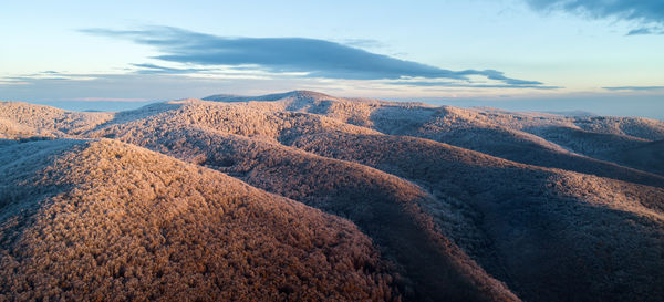 A Börzsöny téli "dűnéi"