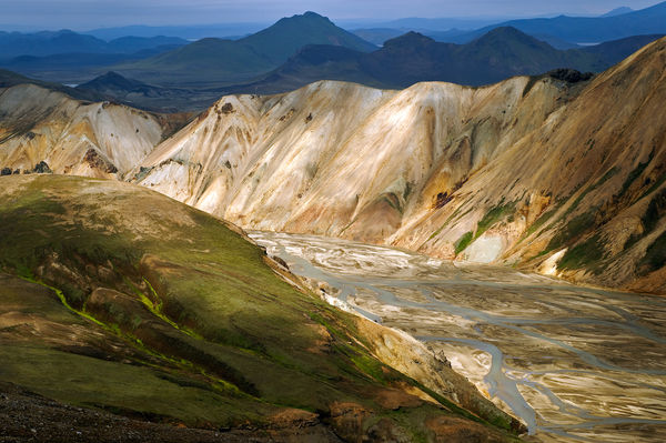 Folyómeder Landmannalaugar-ban