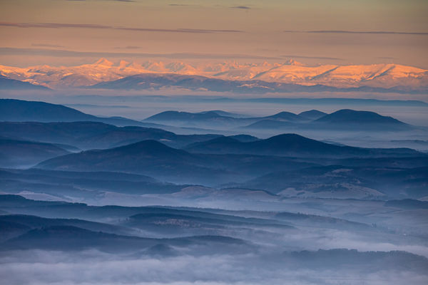 Napkelte a Tátrában a Mátrából
