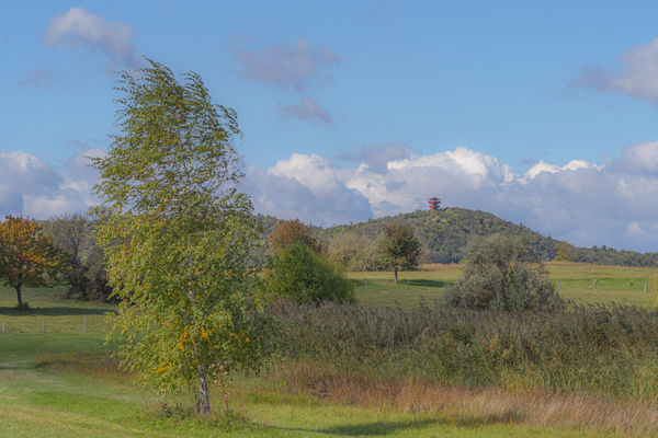 Az Őrtorony-kilátó a Belső-tótól