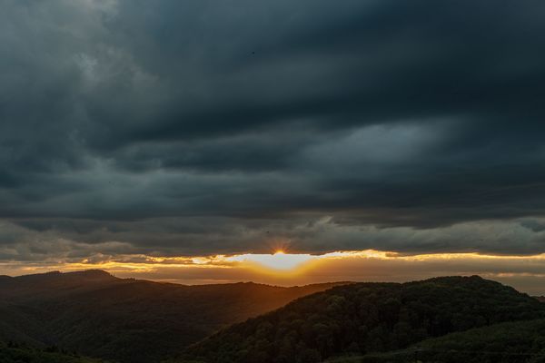 Naplemente a Bükkben