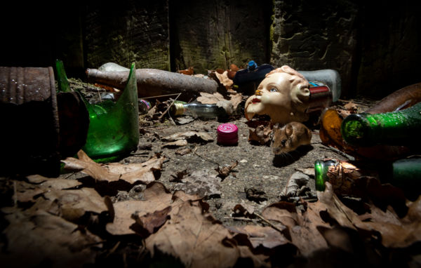 Egér a szemetek közt