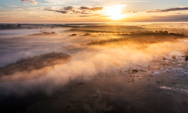 Napkelte a Tiszaalpári Holt-Tiszán