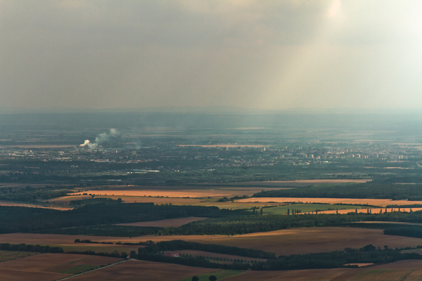 Szombathey látképe a Kőszegi-hegyről