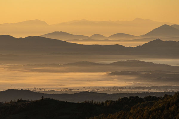 Toscanai napfelkelte