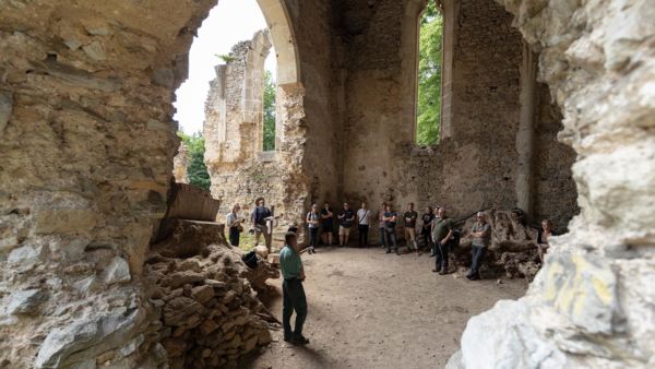 Munka a 800 éves kolostor árnyékában, majd délutáni meditáció 200 ló között